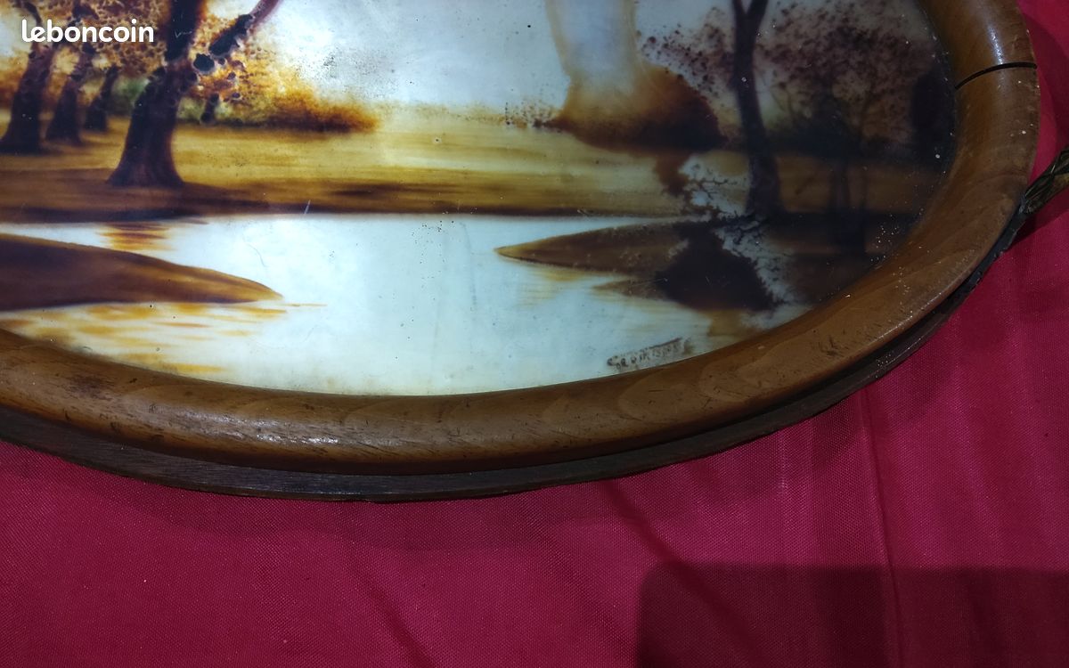 Plateau ovale décoré (image 2)