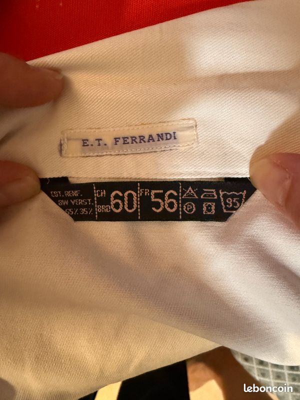 Blouse cuisine Ferrandi taille FR56 (image 3)
