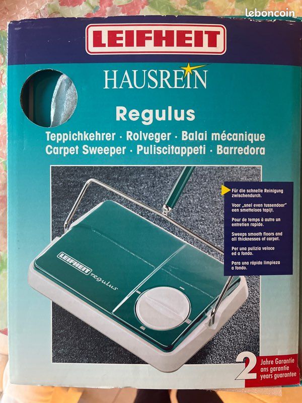 🧹 Balai mécanique Leifheit Regulus – Efficace, silencieux et sans fil (image 1)