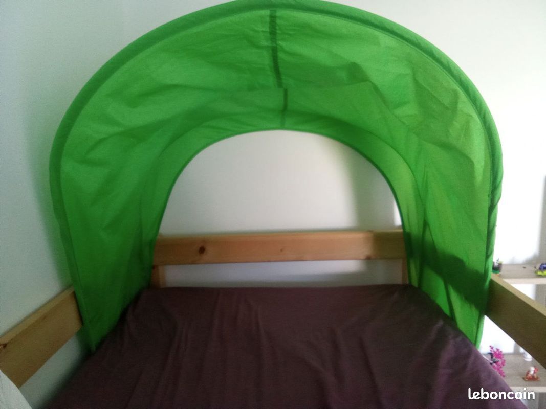 SUFFLETT – Tente De Lit IKEA – Vert – 100% Polyester Recyclé – Pour Lit 70/80/90 Cm