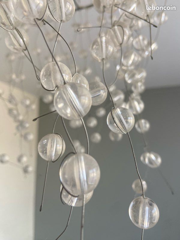 Suspension / lustre avec perles (image 2)