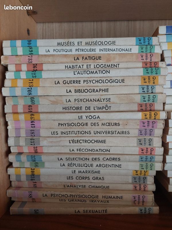Vide bibliothèque de Que sais je OFFRE SPECIALE 10 livres min (image 1)
