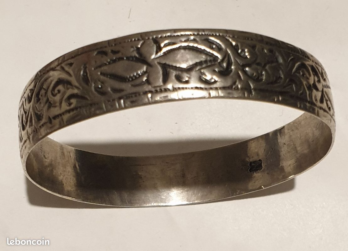 Bracelet En Argent Orientaliste Début XXe Siècle - Bijou Vintage Occasion