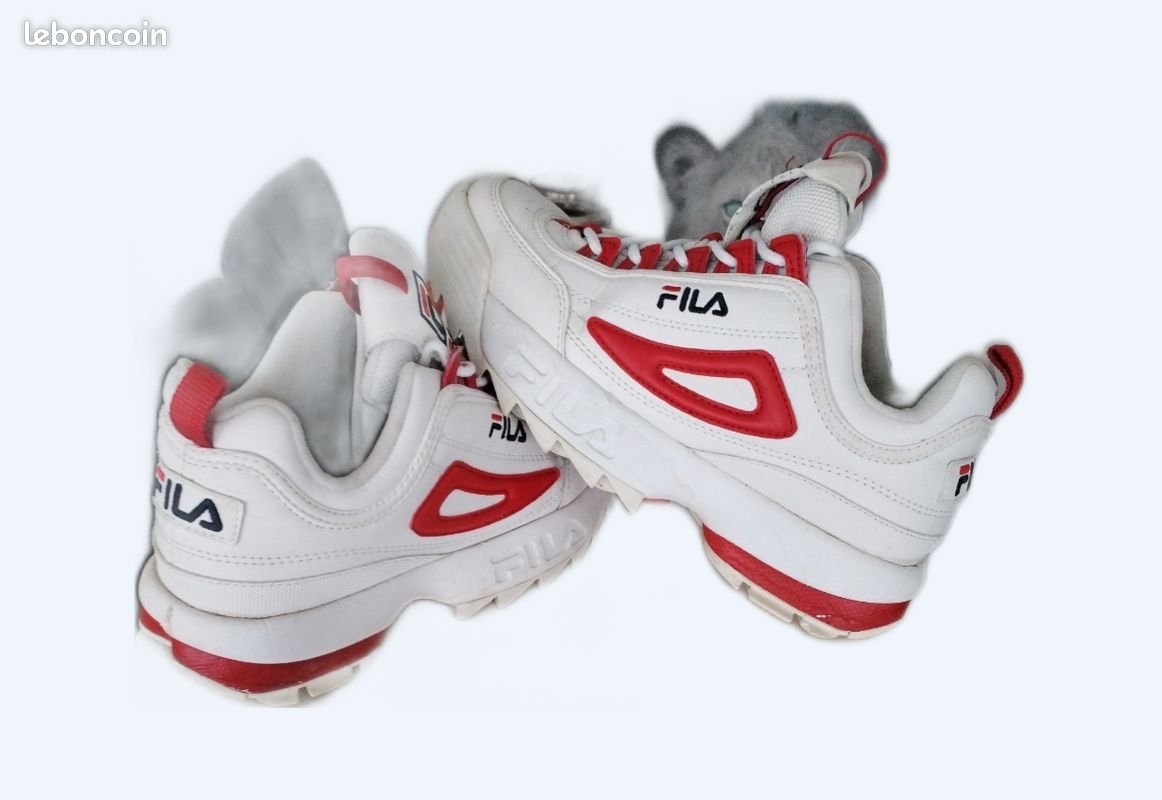 Fila Chaussures Fila Fille Vetement FILA DISRUPTOR WEDGE Blanc
