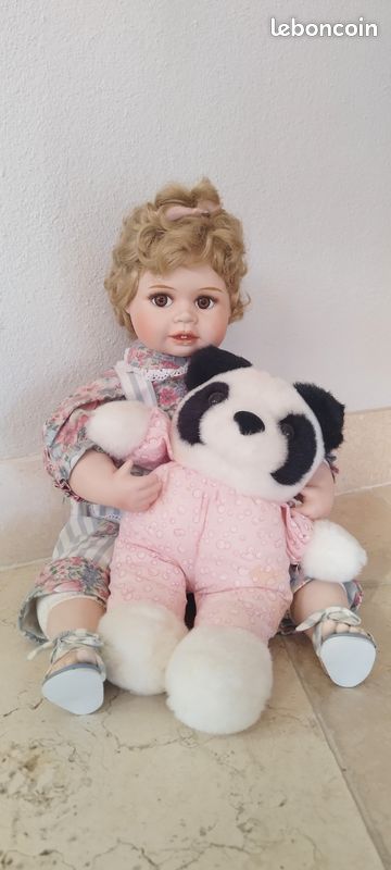 Poupée Samantha numéroté en porcelaine collection Hamilton heritage dolls (image 1)