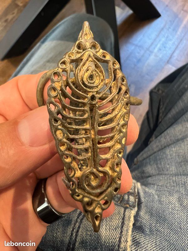 Lot de 4 pendentifs cachets maures du XIXe (image 5)