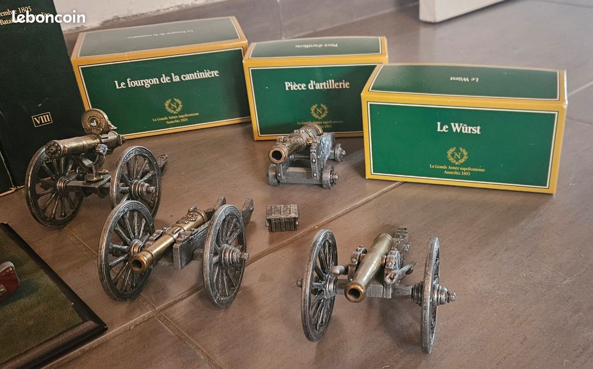 Figurines MHSP Atlas Grande Armée – Austerlitz 1805 – 1:32 (60mm) – Infanterie, Cavalerie, Artillerie