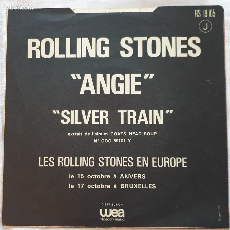 Disque vinyle 45 T - ROLLING STONES (image 2)