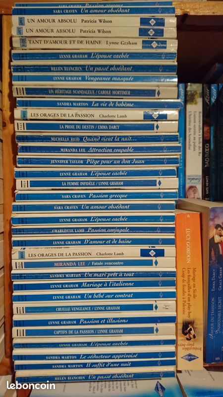Lot anciens livres harlequin collection azur (image 2)
