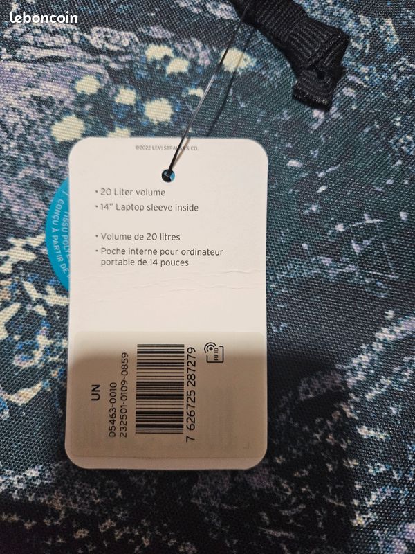 Sac à dos Levi's neuf avec étiquette (image 5)