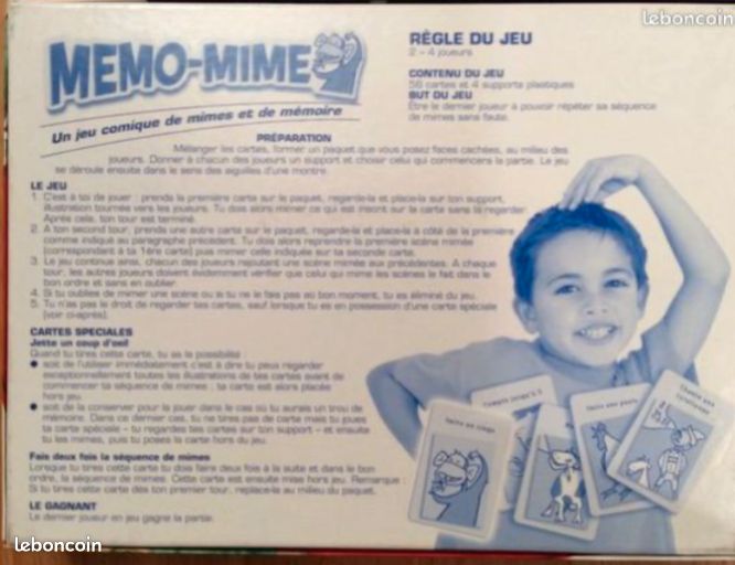 🌟Jeu de société éducatif Memo-mime TBE🌟 (image 3)