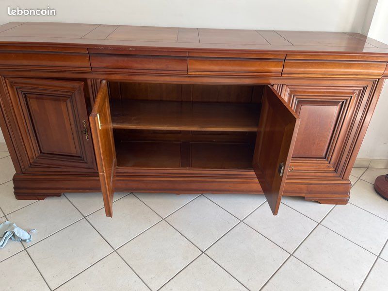 Buffet en bois style Louis Philipe (image 3)