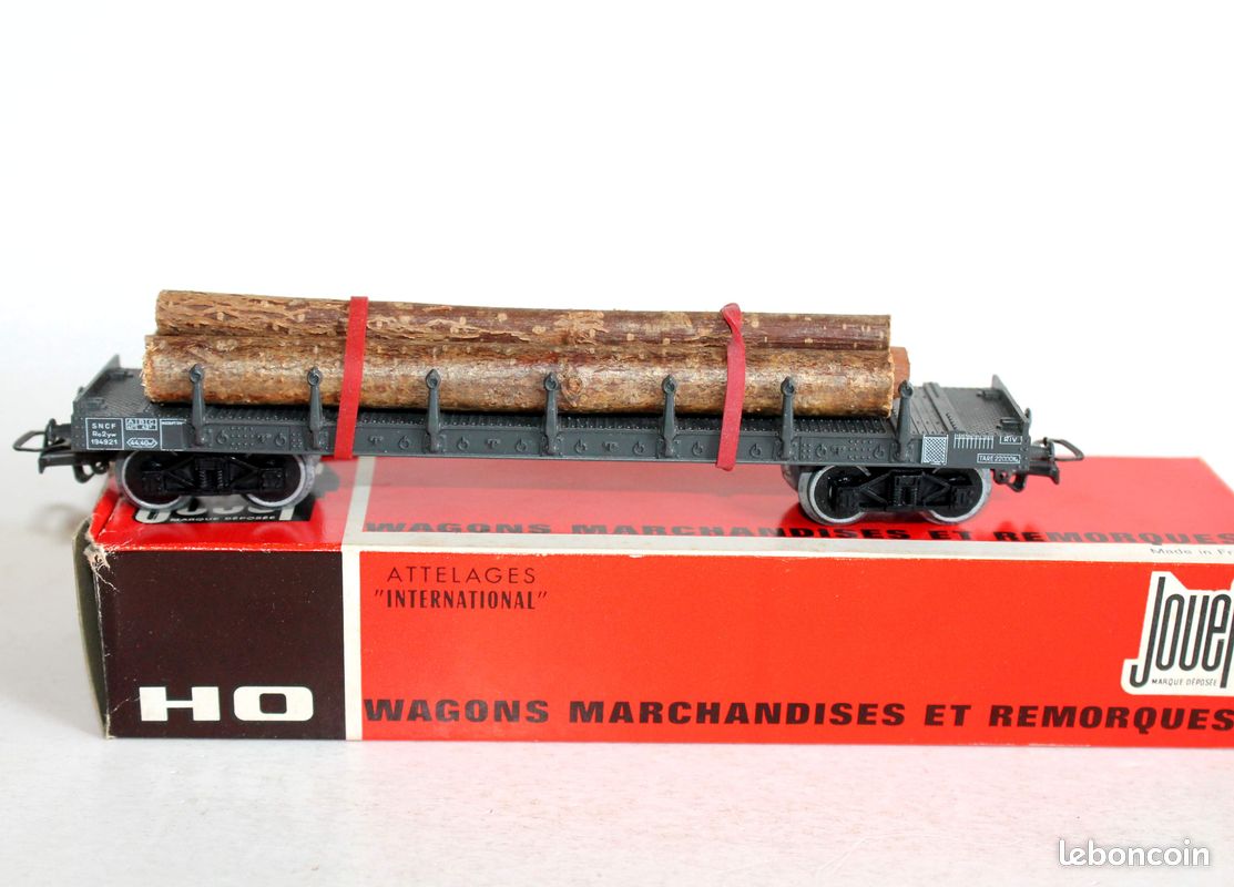 Wagon Jouef Plat à Ranchers SNCF à Bogies Type Tp Container Calberson Réf 6615 | Achetez sur Wagon Jouef Plat à Ranchers SNCF à Bogies Type Tp Container Calberson Réf 6615 | Achetez sur