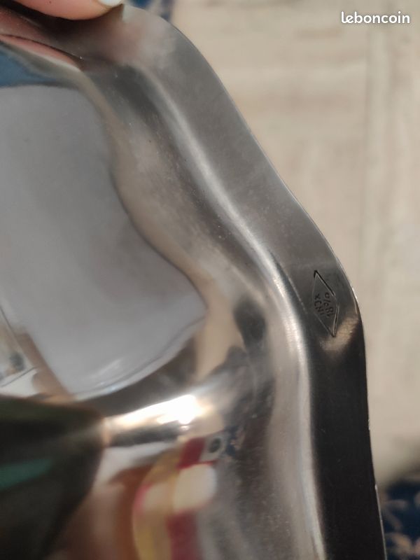 Corbeille inox ø23 cm (image 5)