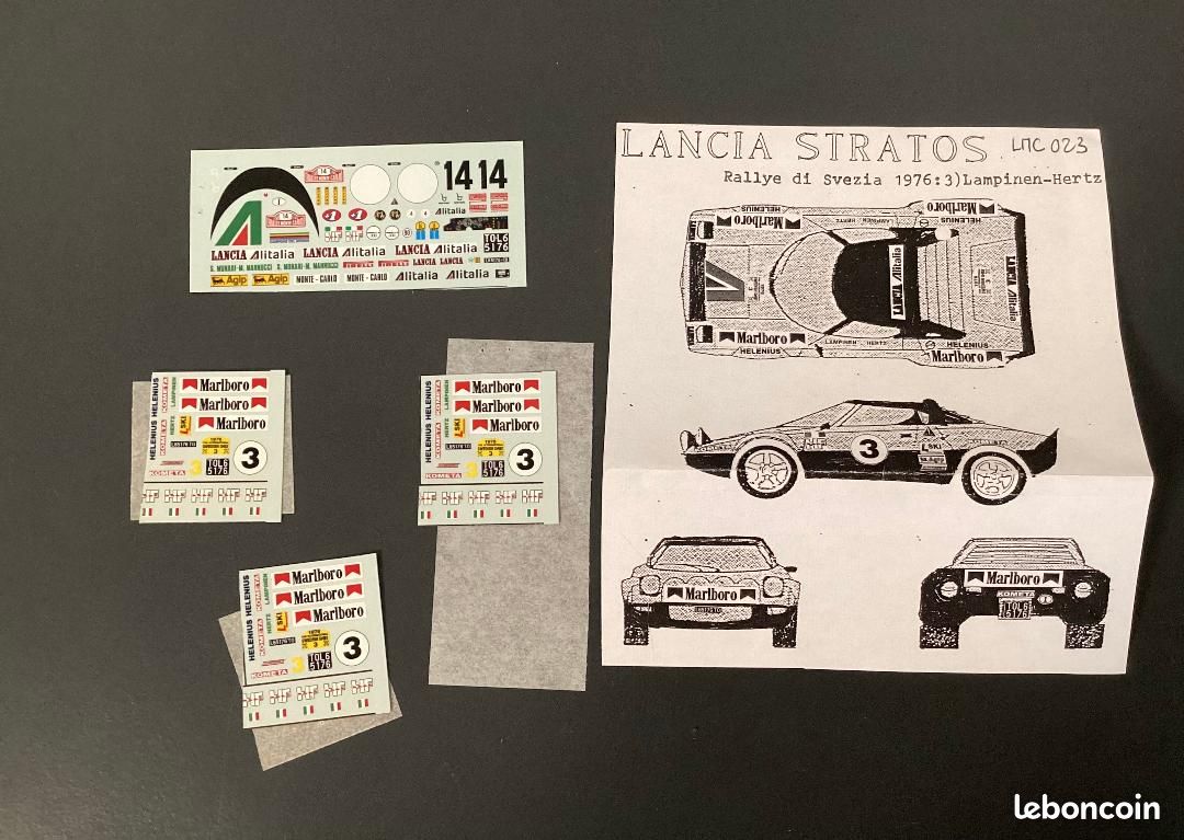 Decals 1/43 Lancia Stratos HF #1 - Munari - Rallye Del Portogallo 1976 - Carpena DCC14357 - Foto 4