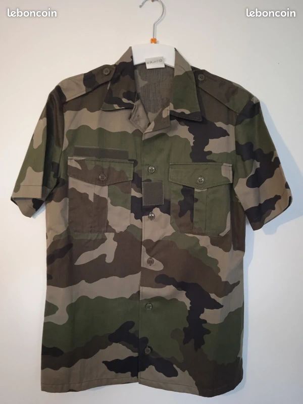 Chemise de combat militaire anti-infrarouge et moustiques camo CE ARES