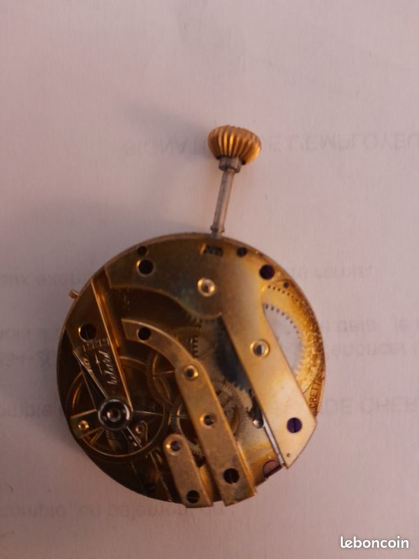 Mécanisme De Montre à Gousset à Réparer Ou Pour Pièces - Modèle 90-9 (occasion)