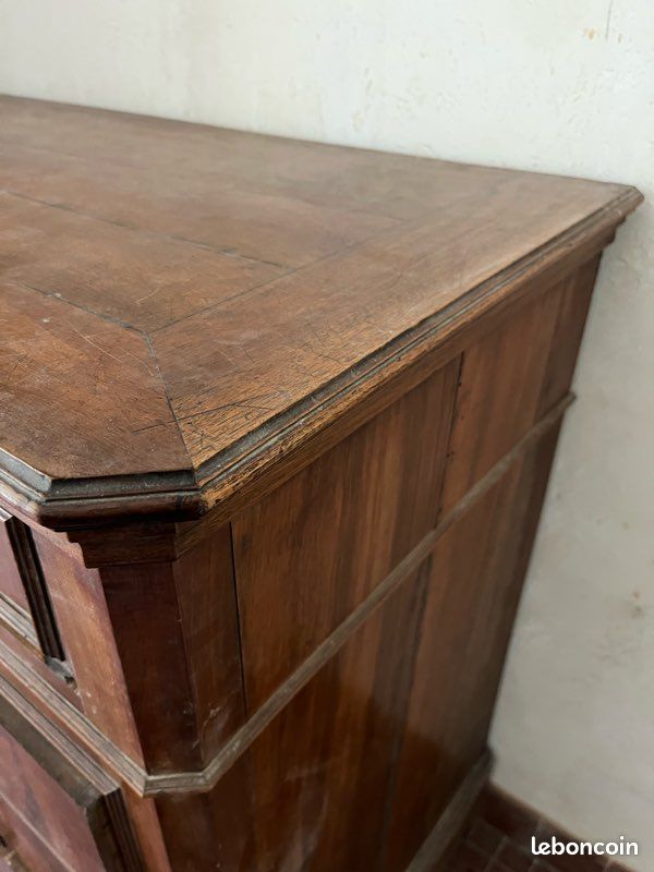 Commode ancienne style Louis Philippe bois (image 6)