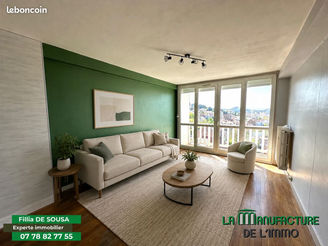 Appartement 3 pièces 62 m² · à Saint-Étienne · 62 m² · 79 900 €