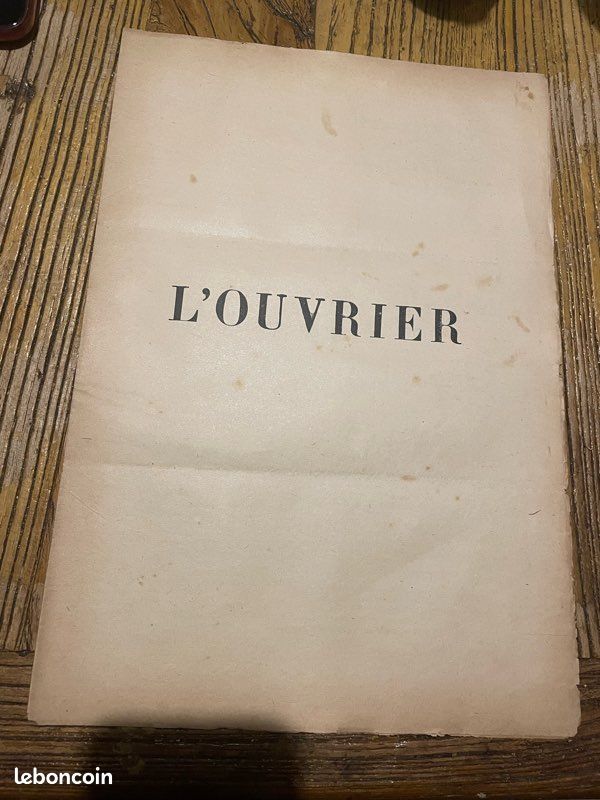 Différent Revue L'ouvrier - Journal illustré paraissant le Mercredi et le Samedi 1917/1918 (image 7)