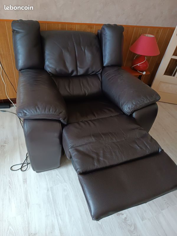 Fauteuil relax cuir (image 3)