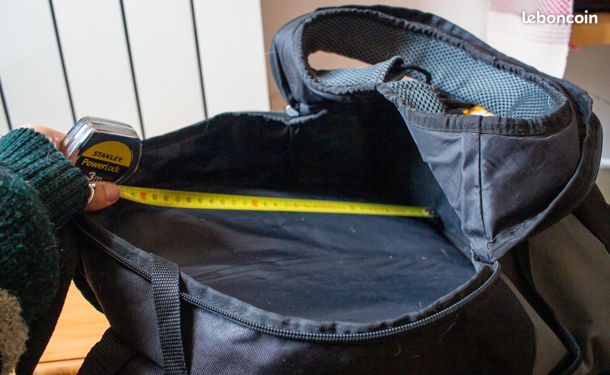 Sac de transport chien / chiot Ferplast "Kangoo" gris (image 3)