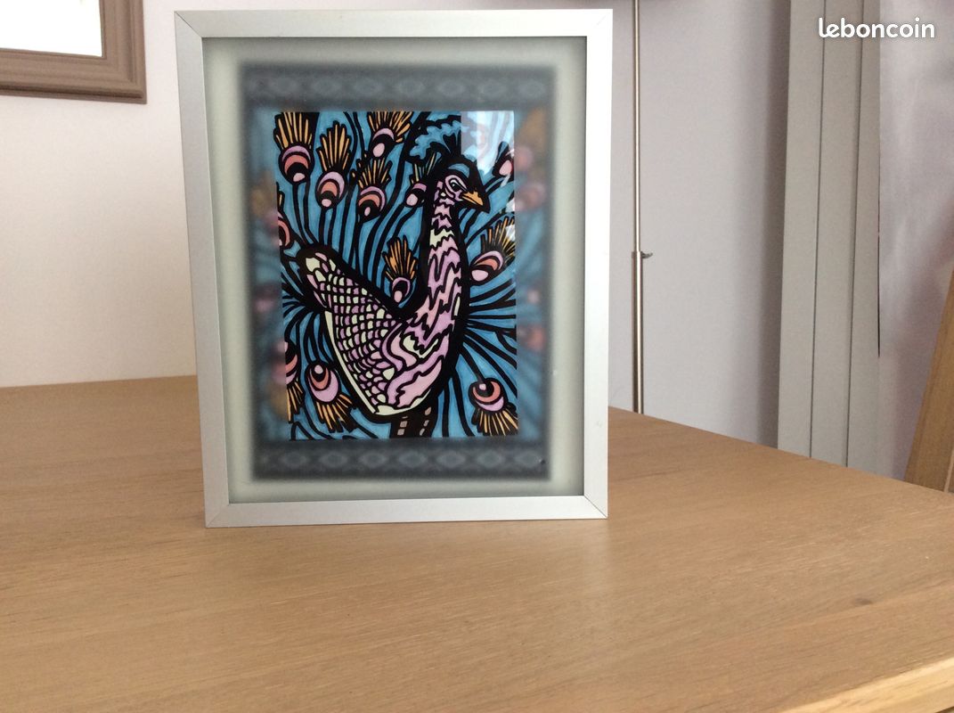 Cadre couleur alu, rose, bleu (image 1)