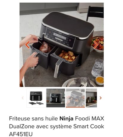 Friteuse sans Huile Air Fryer Max Ninja (AF160EU) - Kit-M