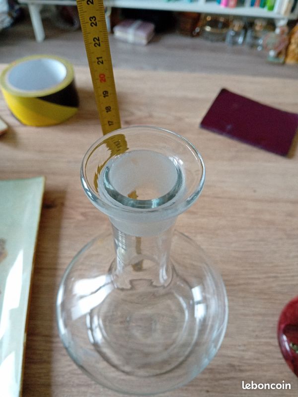 Carafe décanteur verre cristal feurs (image 7)