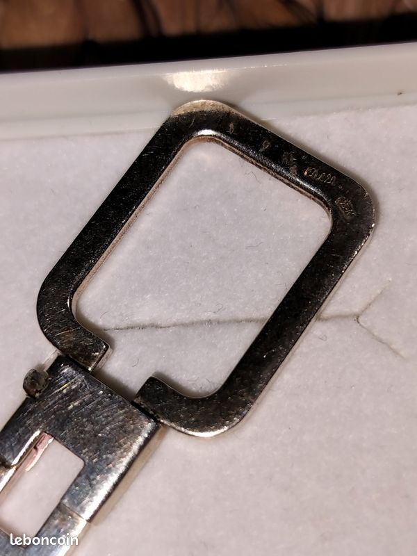 Porte-clés Pour Ceinture En Argent Massif Motif Crabe - Occasion Bon état, Bijou Mode