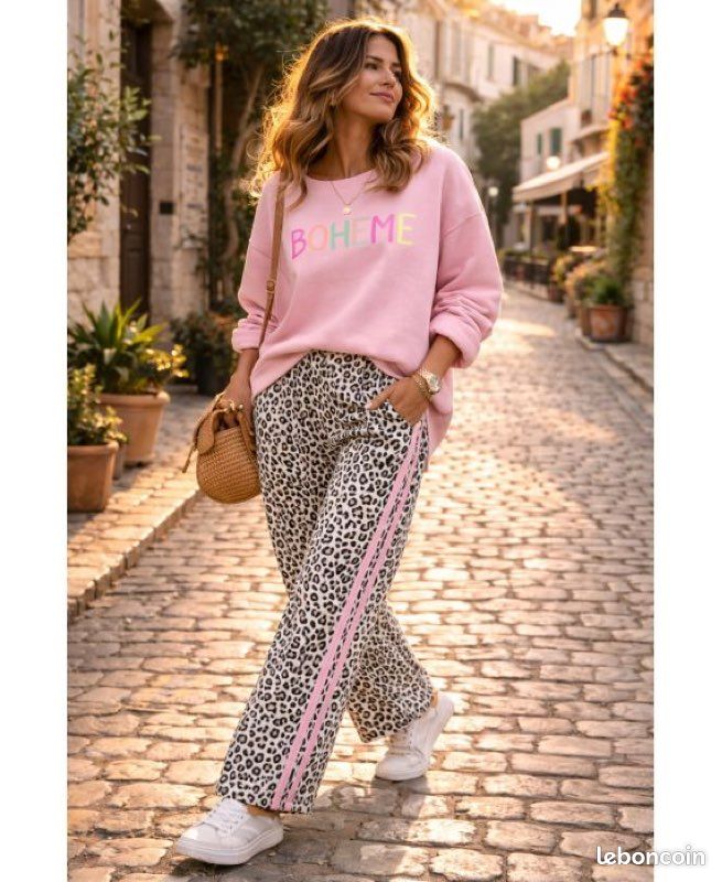 Nightwear | Ensemble pyjama haut à manches longues et pantalon à motif