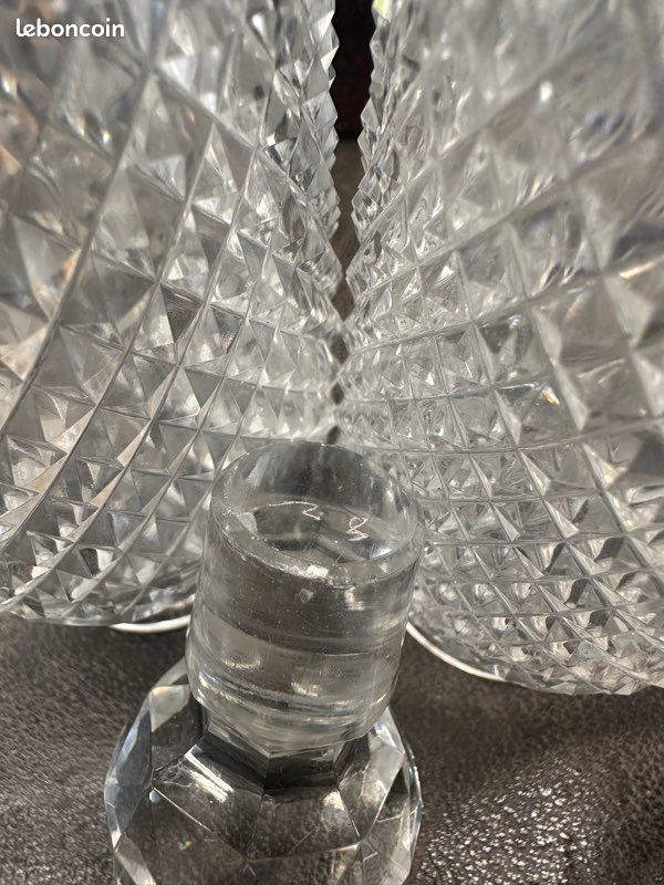 Lot de 3 Carafes en Cristal BACCARAT France – Signées – Milieu XXe (image 15)
