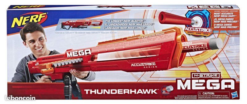 NERF Mega Thunderhawk 104 cm rouge (image 2)