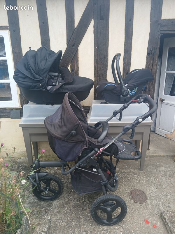 Poussette 3 roues 3 en 1 (image 1)
