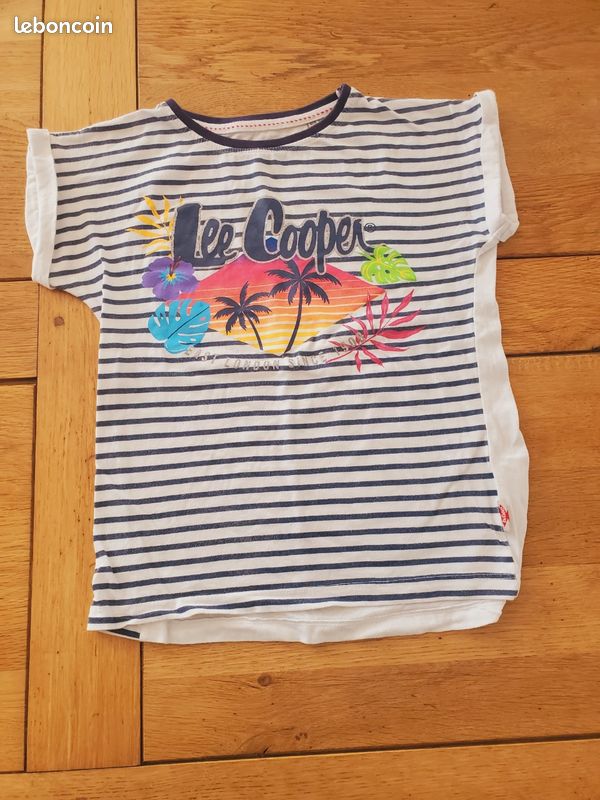 Tee-shirt fille coton 10 ans Lee Cooper (image 1)
