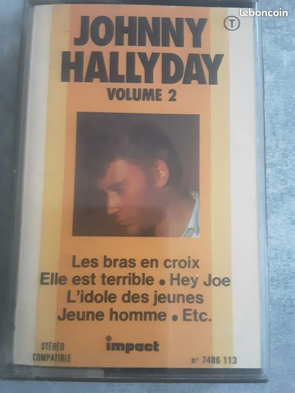 Lot 6 k7 audio, Johnny Hallyday dont La Peur (image 4)