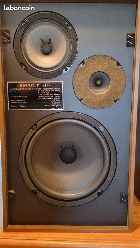 Enceintes Scott S177 (image 3)