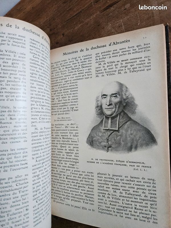 Livre ancien : Loviot - Mémoires de la Duchesse d'Abrantès (image 9)