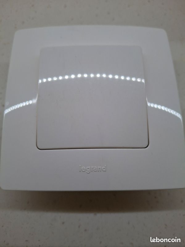 Va-et-vient Legrand blanc brillant (image 2)
