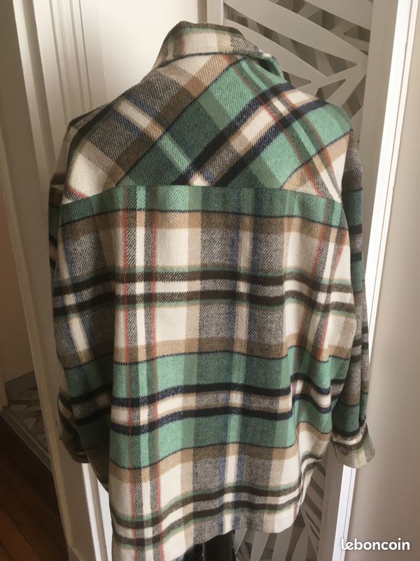 Veste/chemise à carreaux ZARA L Vêtements