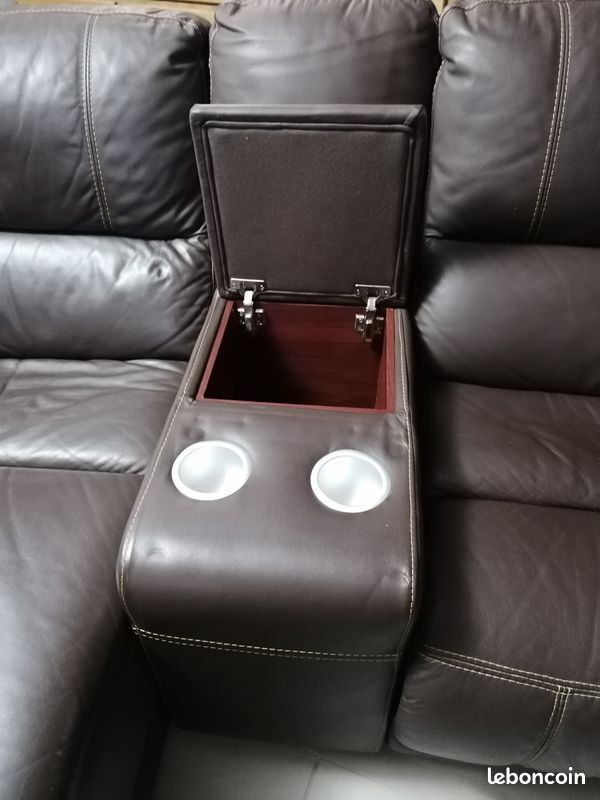 Vends Canapé cuir (image 2)