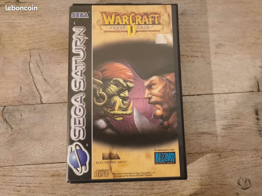 Warcraft II : The Dark Saga - Version Originale Pour Sega Saturn En Bon état