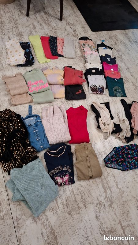 Lot De Vêtements Fille 14 Ans - Marque H&M, Taille S - Multicouleur, Très Bon état