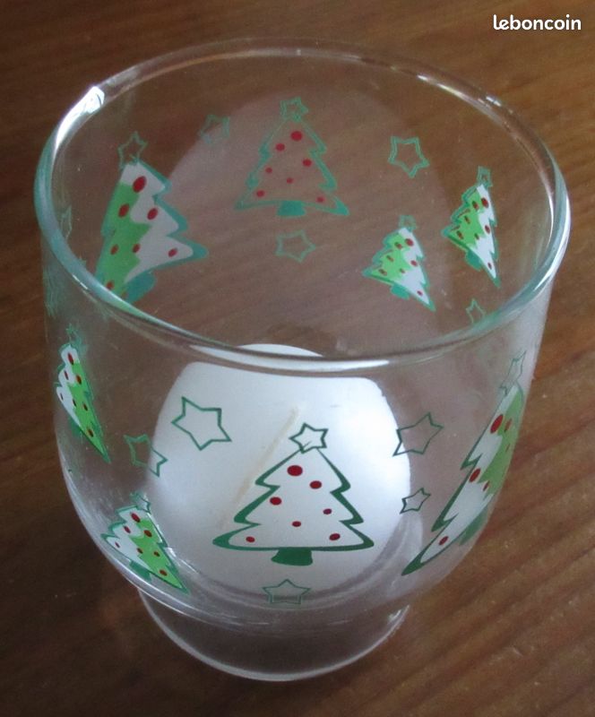 Verre avec bougie - Décor Noël (image 5)