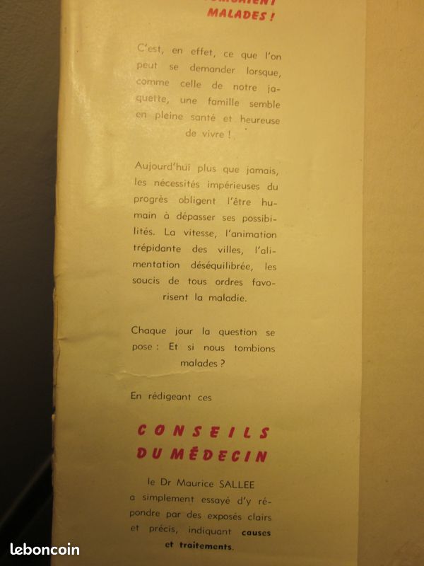 Livres médecine ancien 1965 (image 2)