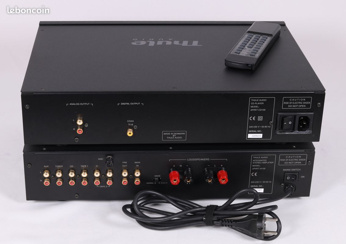 🇩🇰Ensemble Amplificateur et CD Thule Audio / Parfait état 🇩🇰 (image 5)