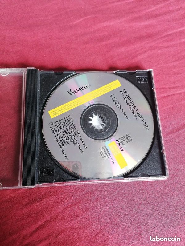 CD Le Top des Tout-P’tits – Versailles / À la claire fontaine (image 3)