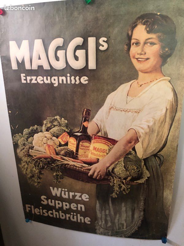 PUBLICITé 3 MAGGI Rdpo-POSTER HQ 50x70cm d'une AFFICHE VINTAGE