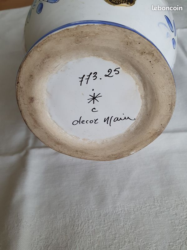Vase décoré main (image 3)