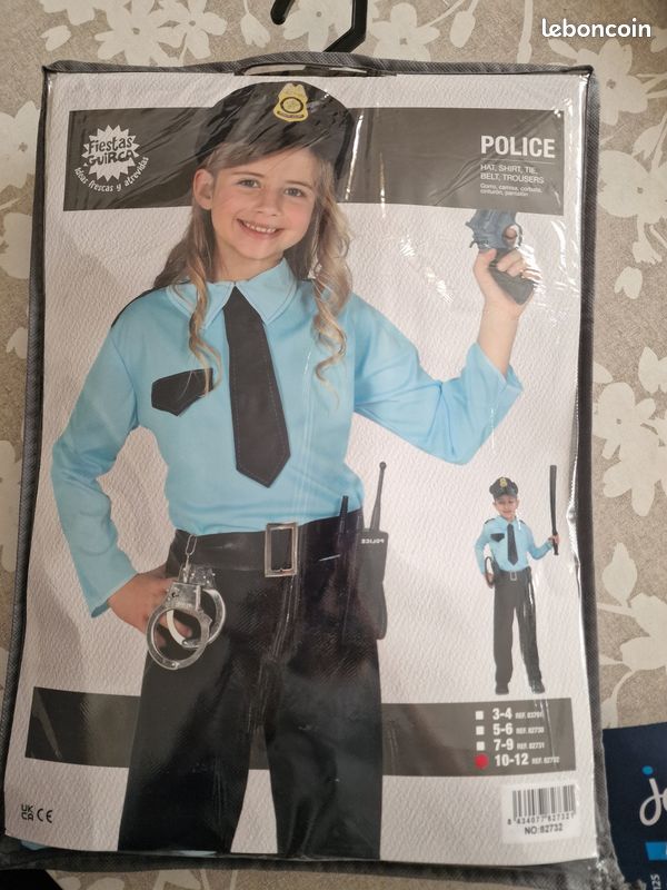 Kit déguisement Policier mixte (image 1)